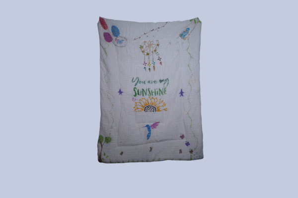 Hand painted quilt 0 to 1 year