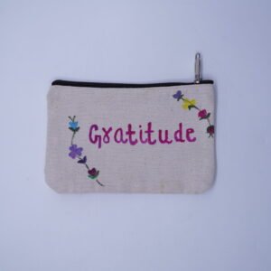 Cotton Canvas Colourful Floral Accents