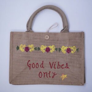 Good vibes only hand painted tote bag Good Vibes Only Hand painted Tote Bag