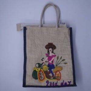 Hand Painted Good Day Tote Bag