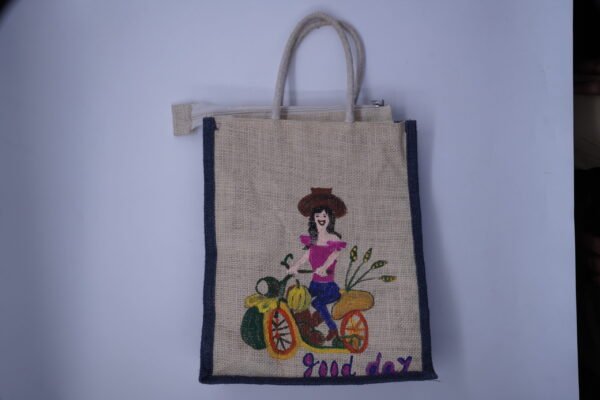 Hand Painted Good Day Tote Bag