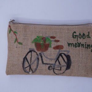 Jute Lush Greenery Jute Pouch