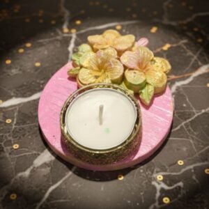 Floral tea light