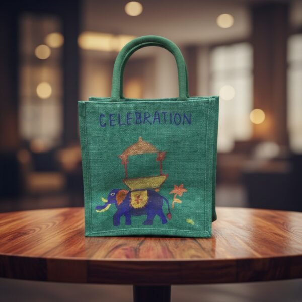 Ai Green bag (19) Green tote bag Celebration