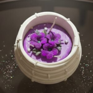 Lavender Basket Candle