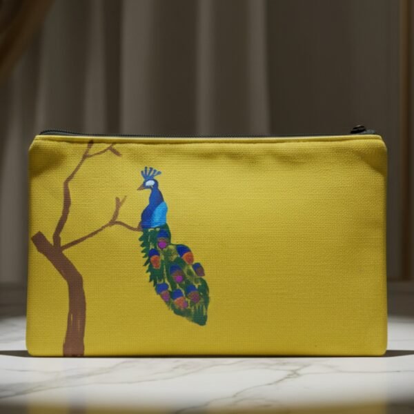 Pouch Hand Painted Jute Pouch