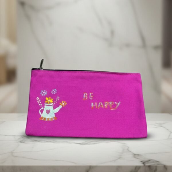 Pouch Hand Painted Jute Pouch