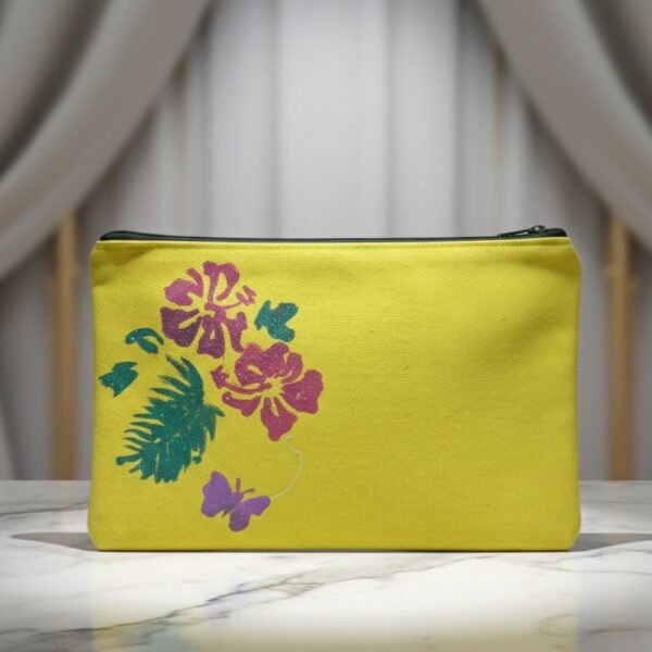 Pouch Hand Painted Jute Pouch