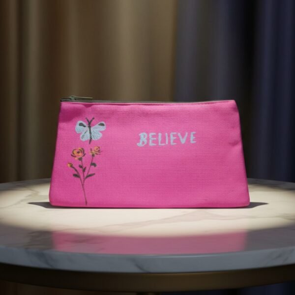 Hand Painted Jute Pouch