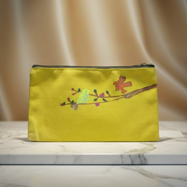 Hand Painted Jute Pouch