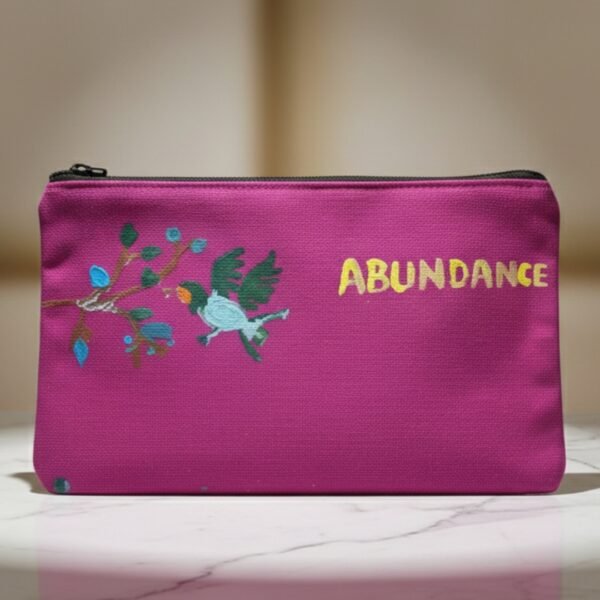 Hand Painted cotton canvas Pouch